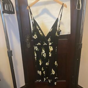 Windsor Black Floral Mini Dress